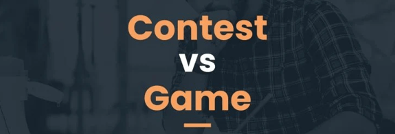 contest vs game